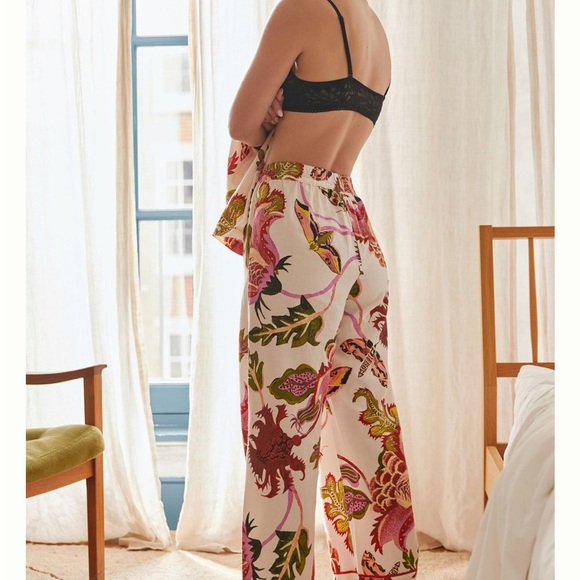 Raphael Balme for Anthropologie Flannel Sleep Pants New Pajama Pant XXS ANTHRO - Picture 3 of 12